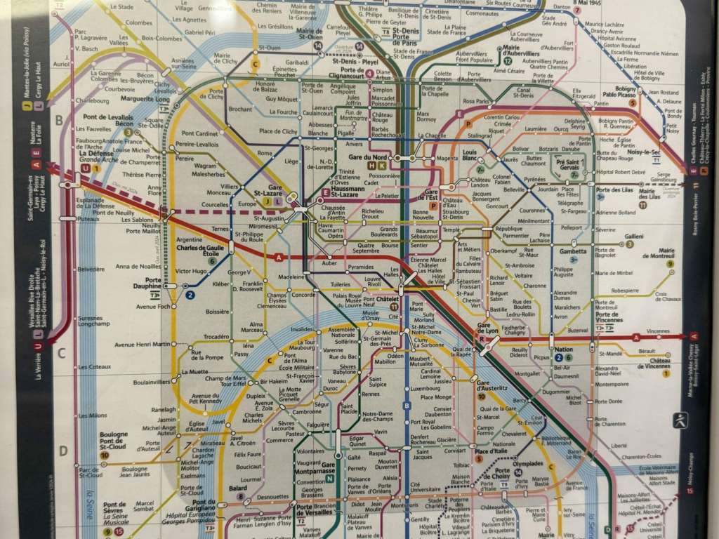 Plan Parlant du Métro pour Découvrir Paris